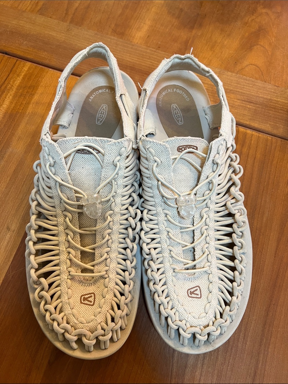 Keen Cream UNEEK Sandals - Braided Cord Design Size 14